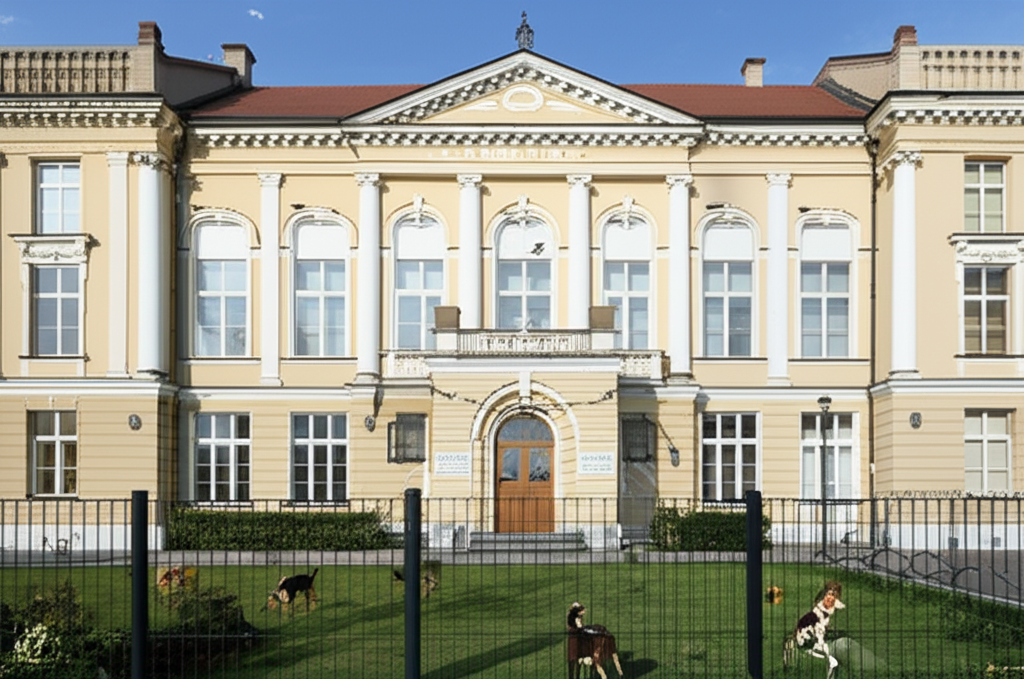 Zabytkowy budynek kasyna w Koszalinie - siedziba TOZ